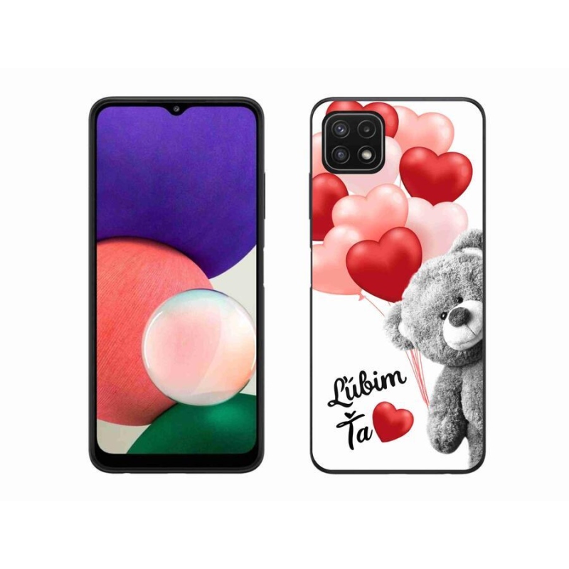 Gél tok mmCase a Samsung Galaxy A22 5G készülékhez - I love you en