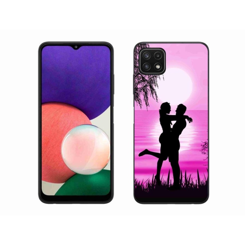 Gél tok mmCase a Samsung Galaxy A22 5G készülékhez - naplemente