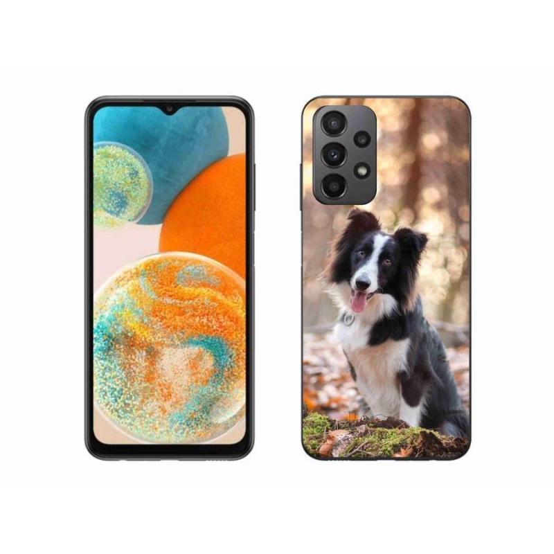 Gél tok mmCase a Samsung Galaxy A23 4G/5G készülékhez - border colie 1