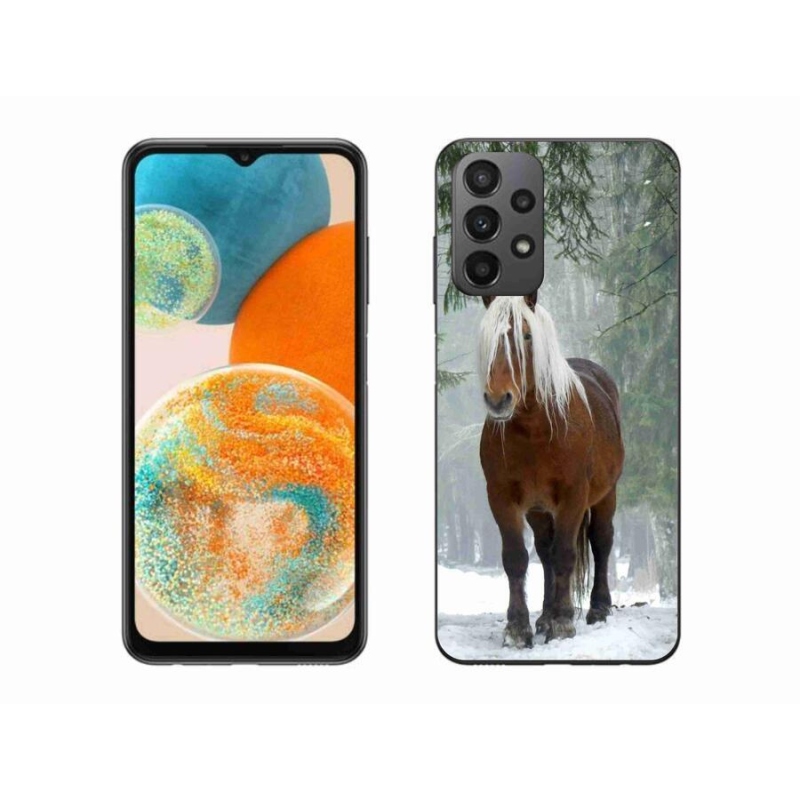 Gél tok mmCase a Samsung Galaxy A23 4G/5G készülékhez - ló az erdőben