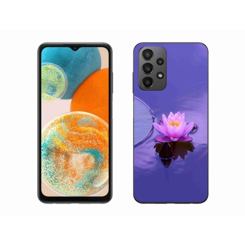 Gél tok mmCase a Samsung Galaxy A23 4G/5G készülékhez - virág a vízen