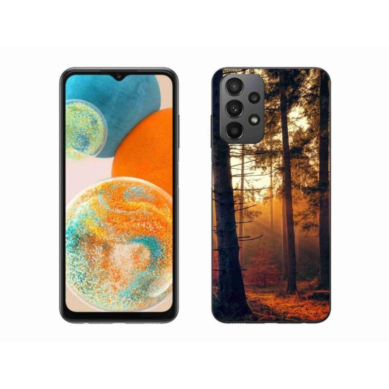 Gél tok mmCase a Samsung Galaxy A23 4G/5G készülékhez - erdő