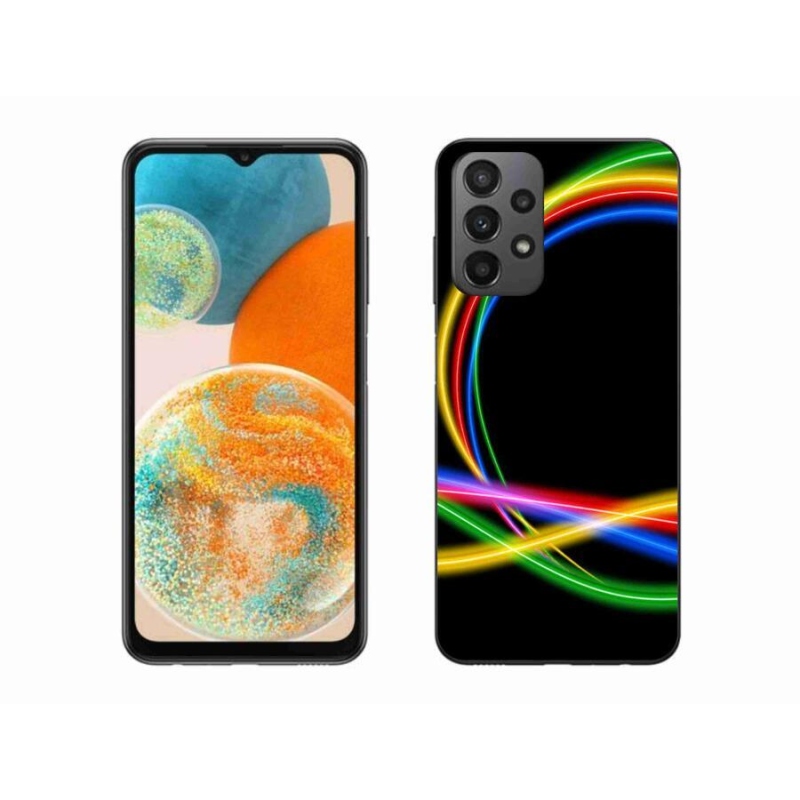 Gél tok mmCase Samsung Galaxy A23 4G/5G készülékhez - neon körök