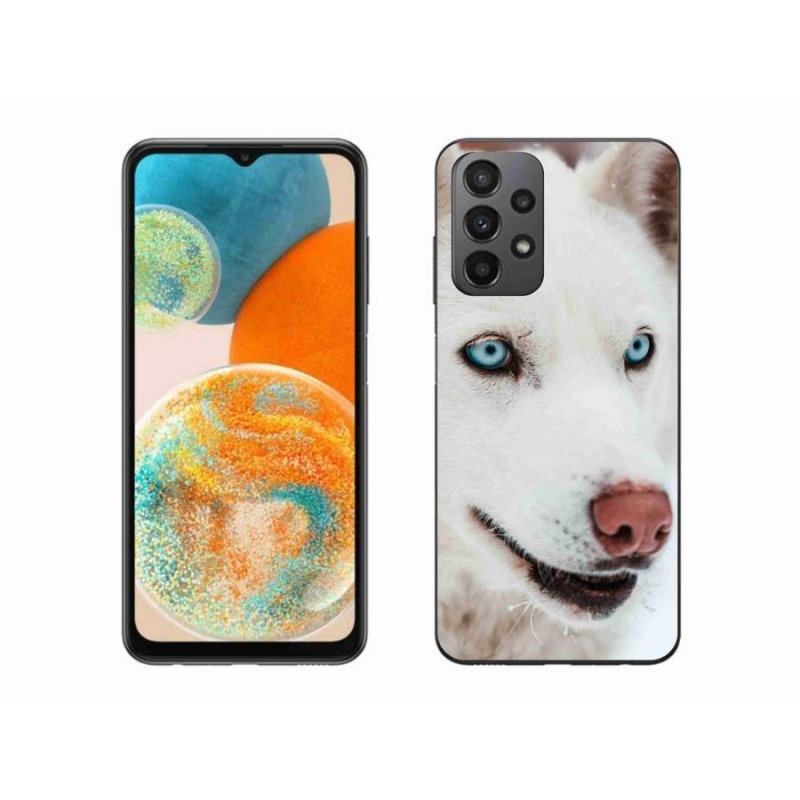 Gél tok mmCase a Samsung Galaxy A23 4G/5G készülékhez - kutyaszemmel nézve