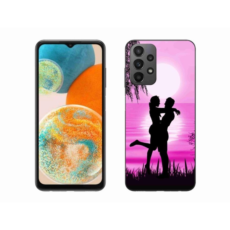 Gél tok mmCase a Samsung Galaxy A23 4G/5G készülékhez - naplemente