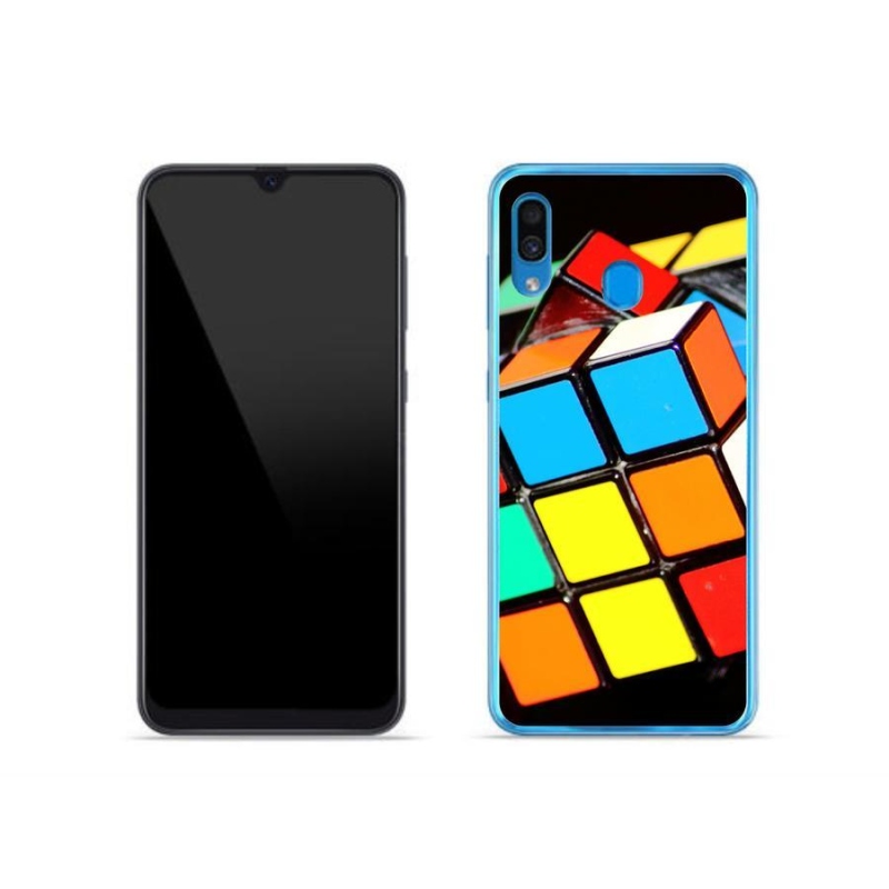 Gél tok mmCase Samsung Galaxy A30 készülékhez - Rubik-kocka