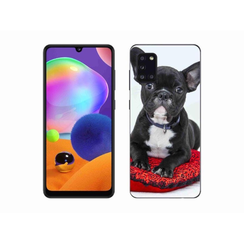 Gél tok mmCase mobiltelefonhoz Samsung Galaxy A31 - bulldog
