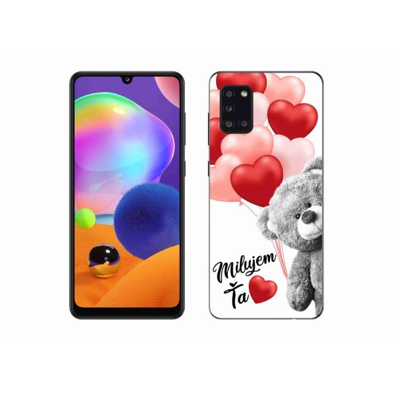 Gél tok mmCase a Samsung Galaxy A31 készülékhez - I love you en