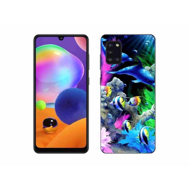 Gél tok mmCase mobiltelefonhoz Samsung Galaxy A31 - tenger világa