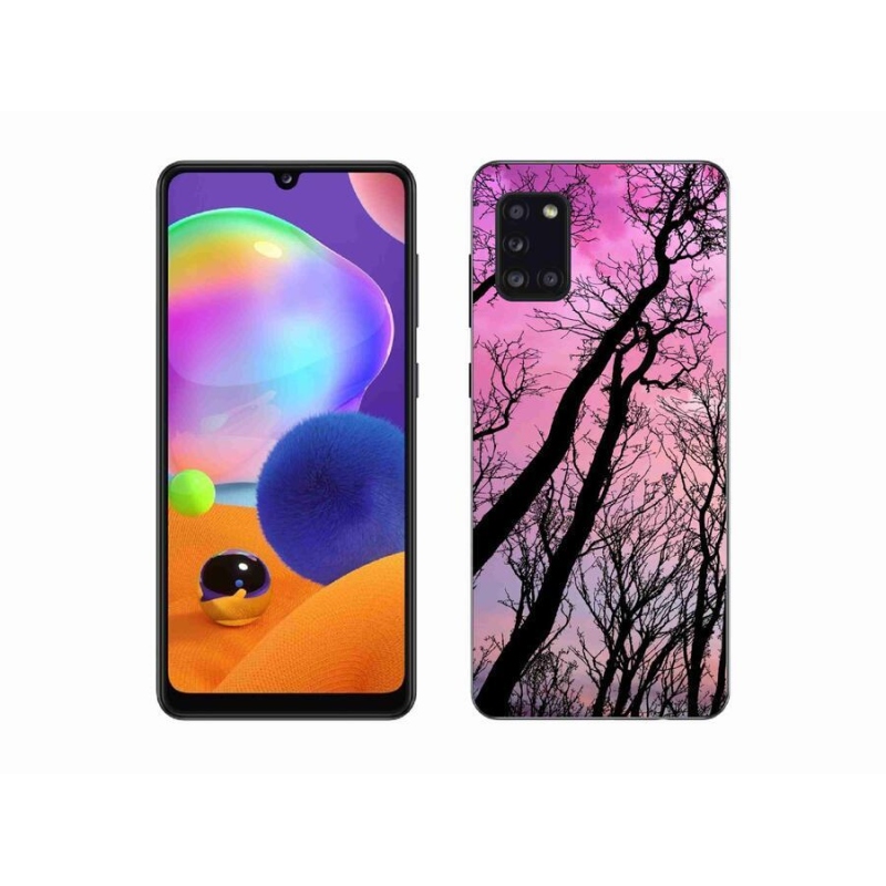 Gél tok mmCase mobiltelefonhoz Samsung Galaxy A31 - kidőlt fák