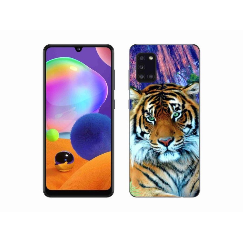 Gél tok mmCase mobiltelefonhoz Samsung Galaxy A31 - tigris
