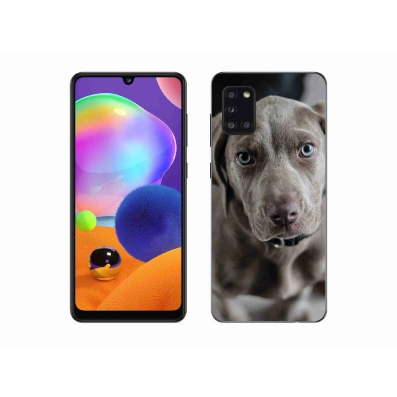 Gél tok mmCase mobil Samsung Galaxy A31 - výmarský ohař