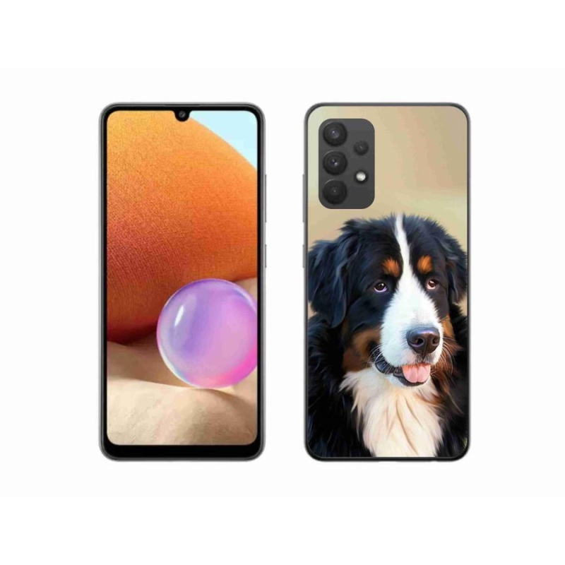 Gél tok mmCase Samsung Galaxy A32 4G - Berni hegyi kutya - Samsung Galaxy A32 4G - Berni hegyi kutya