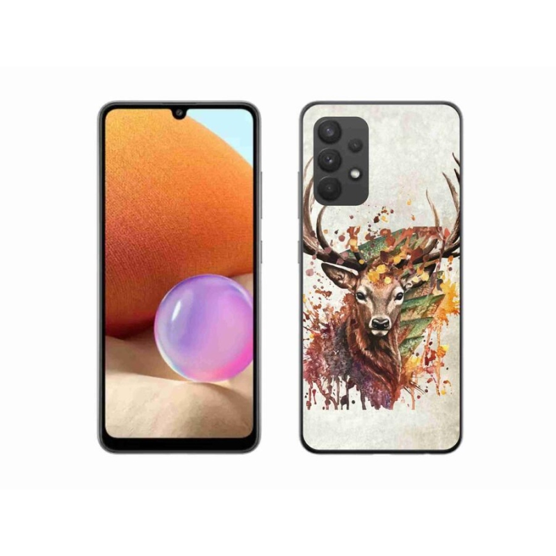 Gél tok mmCase a Samsung Galaxy A32 4G készülékhez - szarvas 1