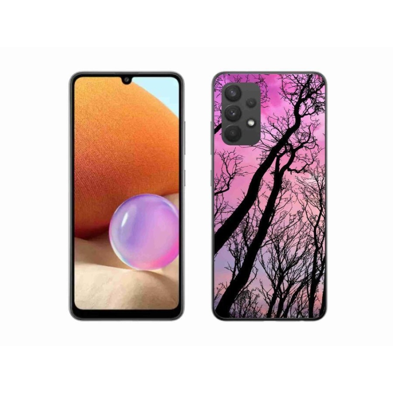 Gél tok mmCase a Samsung Galaxy A32 4G készülékhez - kidőlt fák