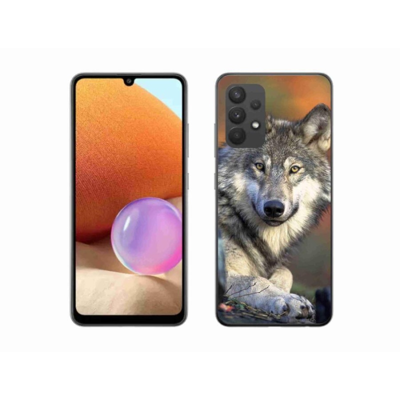 Gél tok mmCase a Samsung Galaxy A32 4G készülékhez - farkas