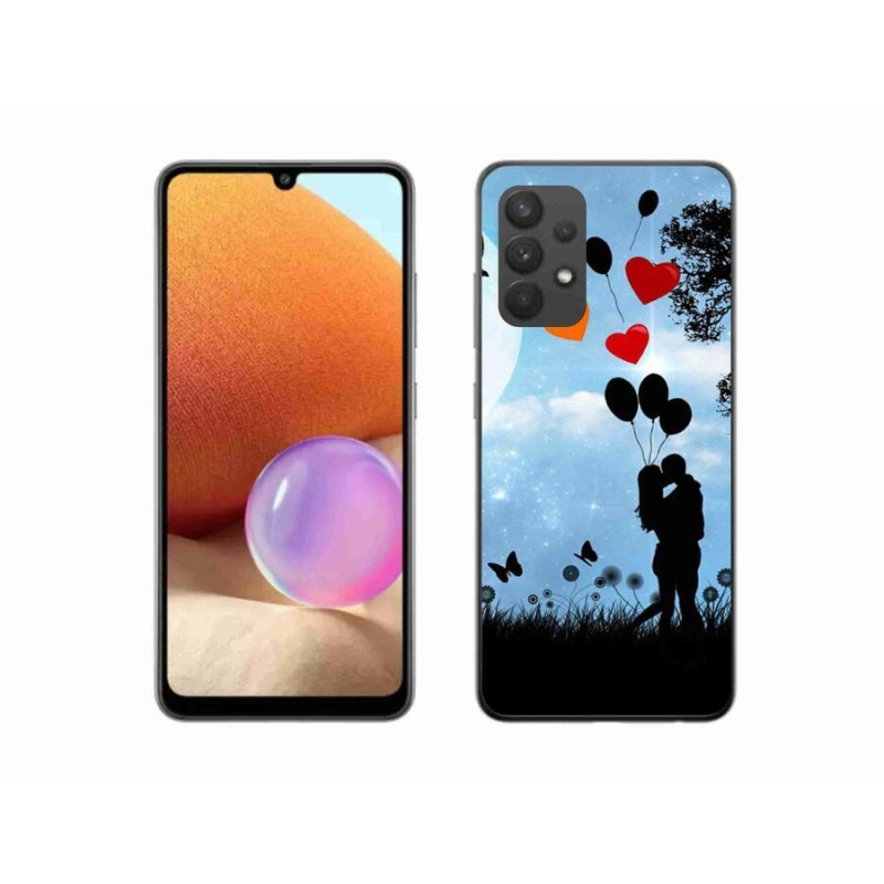 Gél tok mmCase mobil Samsung Galaxy A32 4G - szerelmes pár