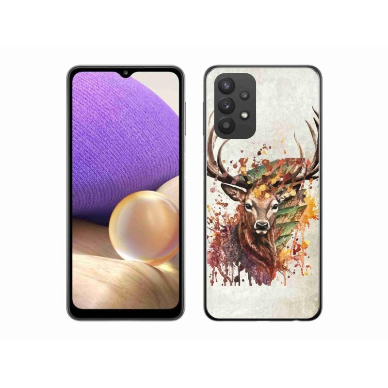 Gél tok mmCase a Samsung Galaxy A32 5G készülékhez - szarvas 1