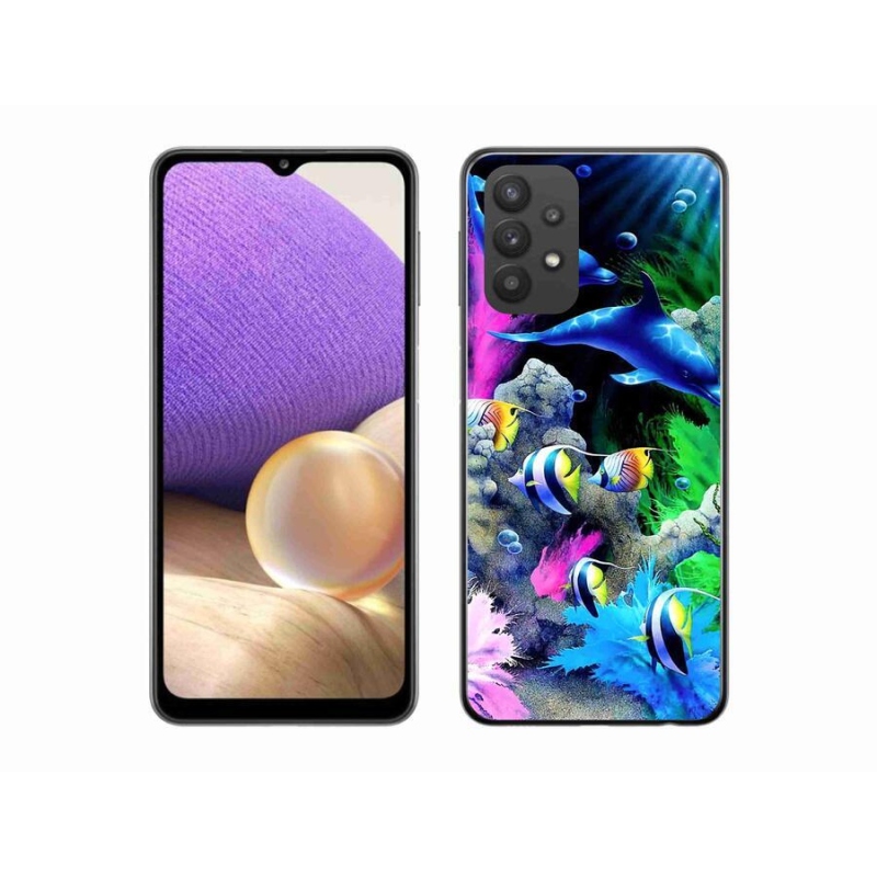 Gél tok mmCase Samsung Galaxy A32 5G - Tengeri Világ