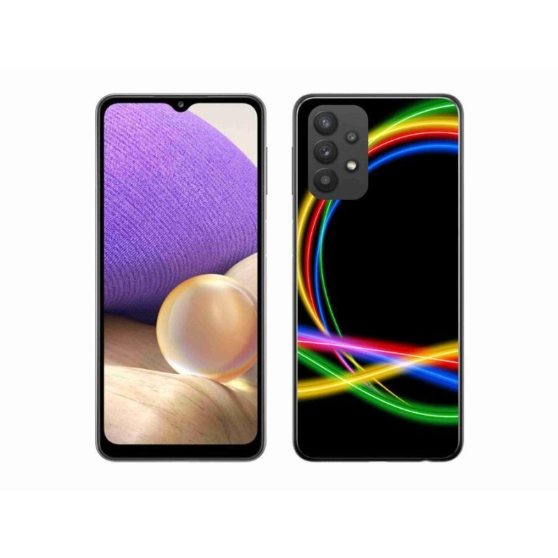 Gél tok mmCase Samsung Galaxy A32 5G - neon körökhöz