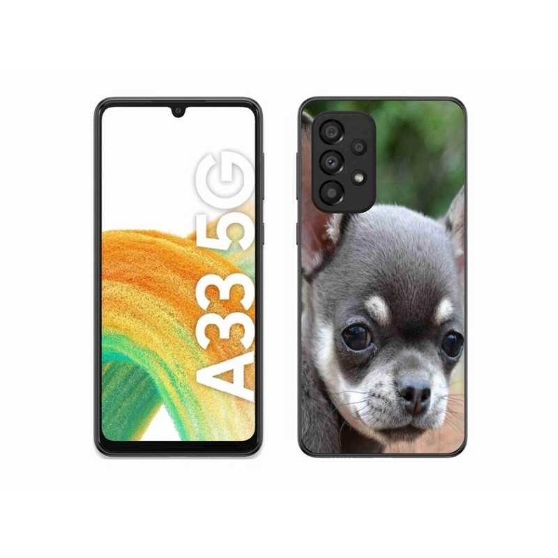 Gél tok mmCase a Samsung Galaxy A33 5G készülékhez - chihuahua