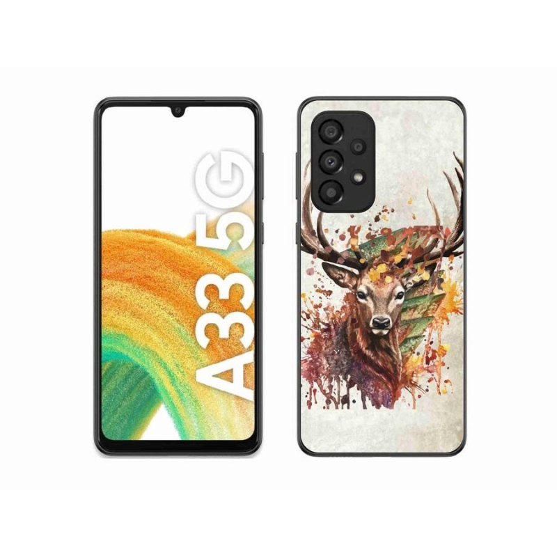 Gél tok mmCase a Samsung Galaxy A33 5G készülékhez - szarvas 1