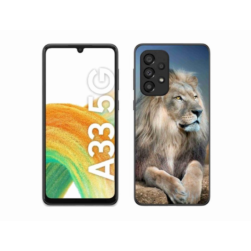 Gél tok mmCase a Samsung Galaxy A33 5G készülékhez - Lion 1