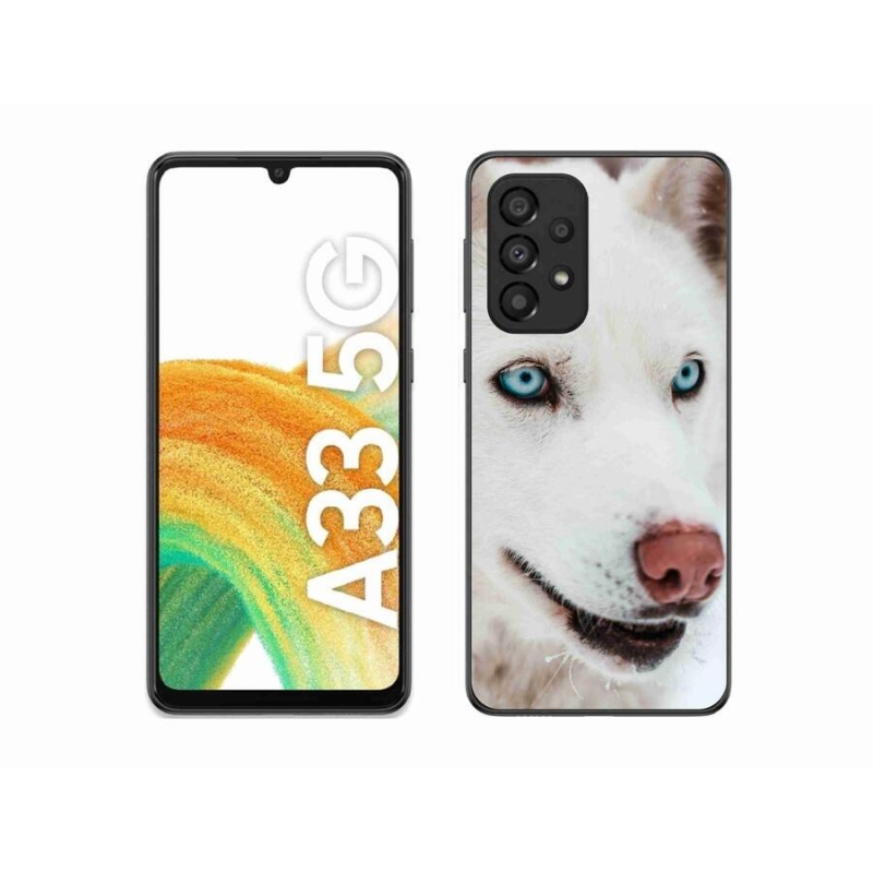 Gél tok mmCase a Samsung Galaxy A33 5G készülékhez - kutyaszemmel nézve