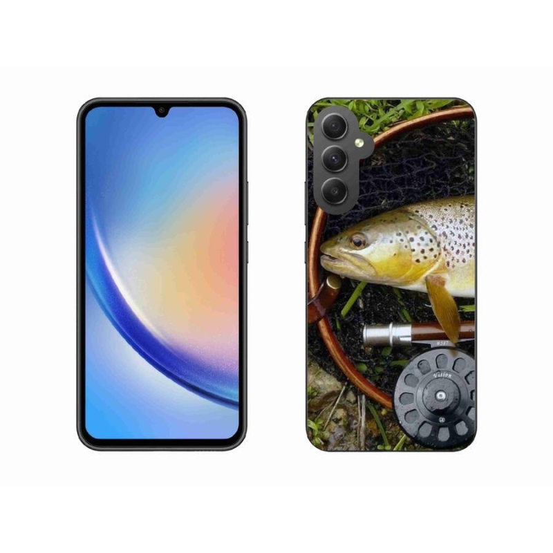 Gél tok mmCase a Samsung Galaxy A34 5G készülékhez - trout 2
