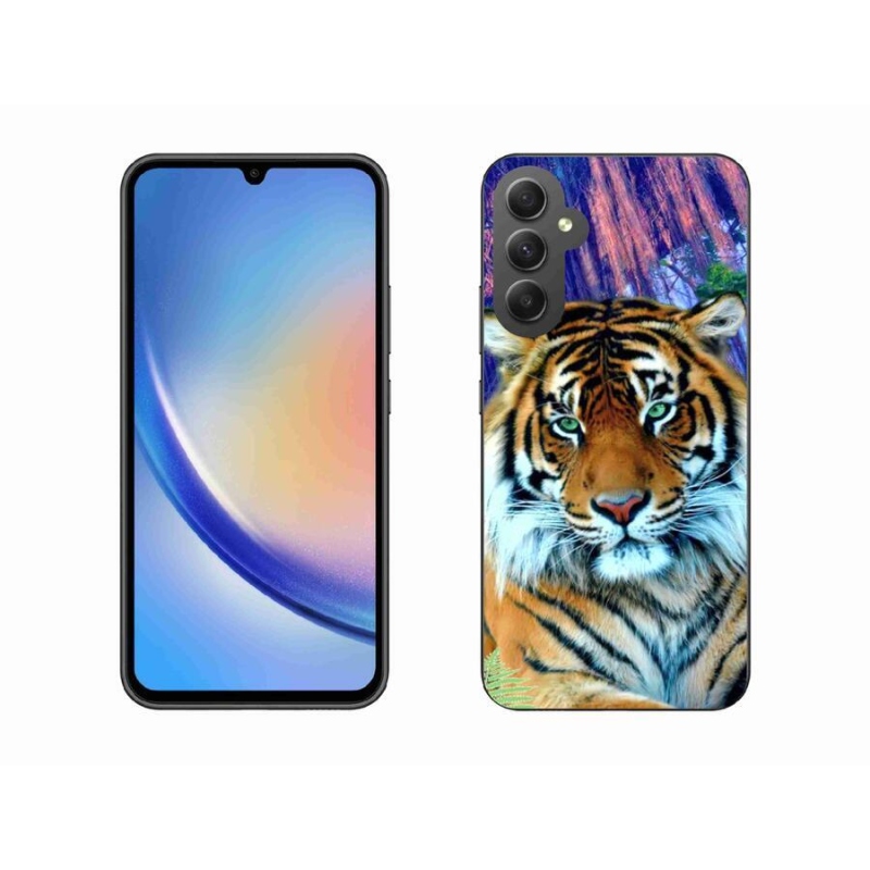 Gél tok mmCase a Samsung Galaxy A34 5G készülékhez - tigris