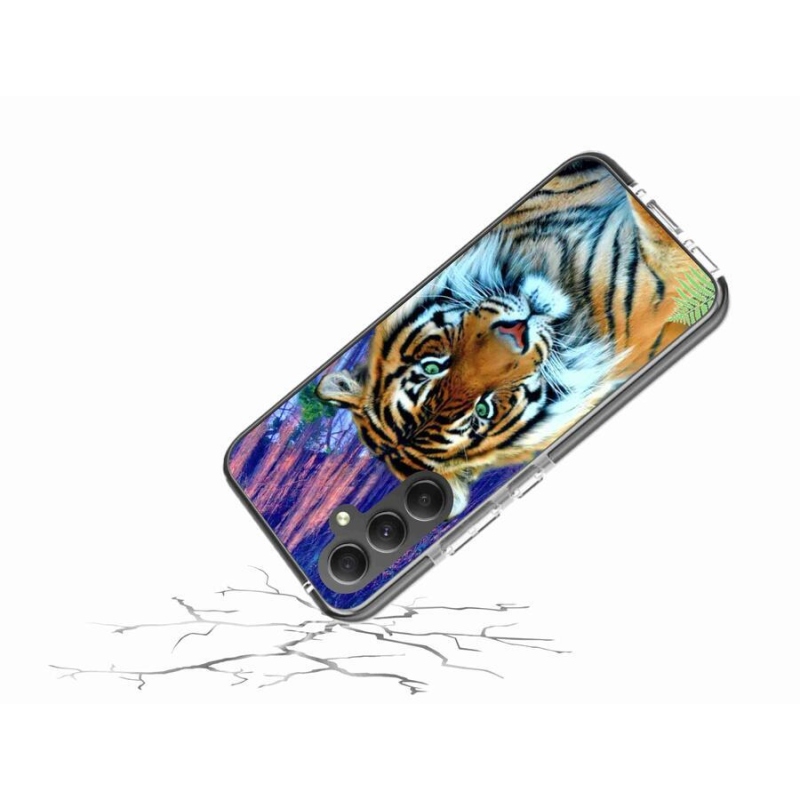 Gél tok mmCase a Samsung Galaxy A34 5G készülékhez - tigris