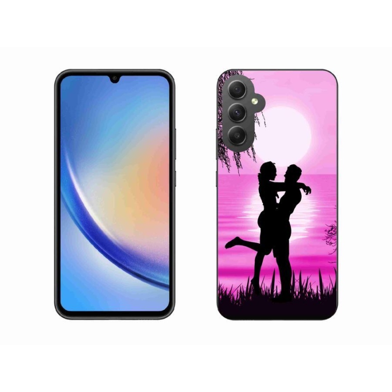 Gél tok mmCase a Samsung Galaxy A34 5G készülékhez - naplemente