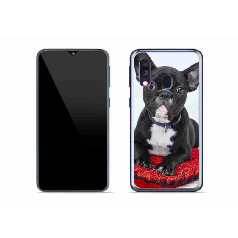 Gél tok mmCase Samsung Galaxy A40 készülékhez - bulldog