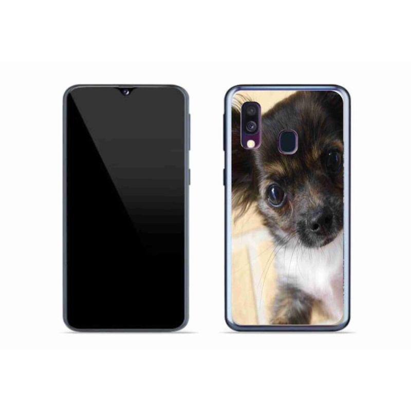 Gél tok mmCase mobiltelefonhoz Samsung Galaxy A40 - chihuahua 2