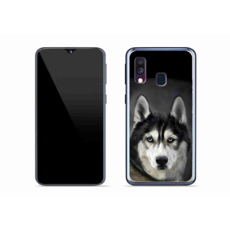 Gél tok mmCase a Samsung Galaxy A40 készülékhez - husky