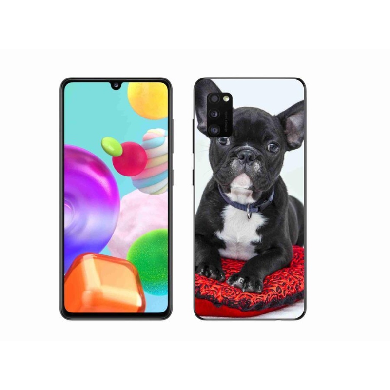 Gél tok mmCase mobiltelefonhoz Samsung Galaxy A41 - bulldog