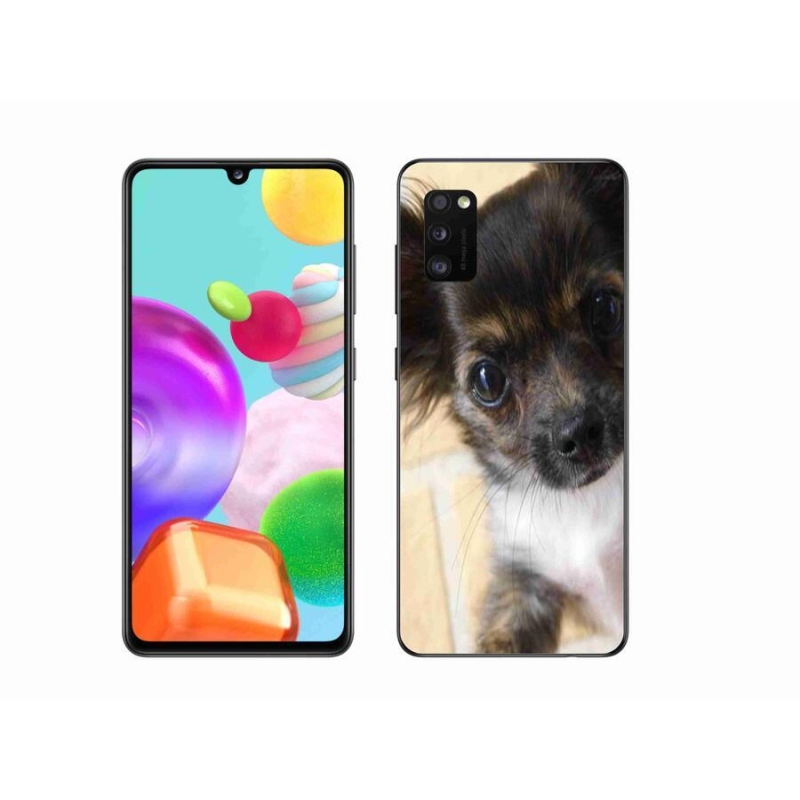 Gél tok mmCase mobil Samsung Galaxy A41 - chihuahua 2