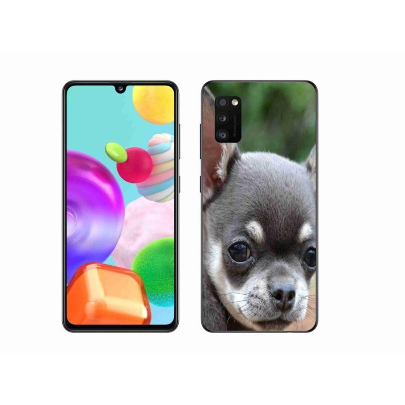 Gél tok mmCase mobiltelefonhoz Samsung Galaxy A41 - chihuahua