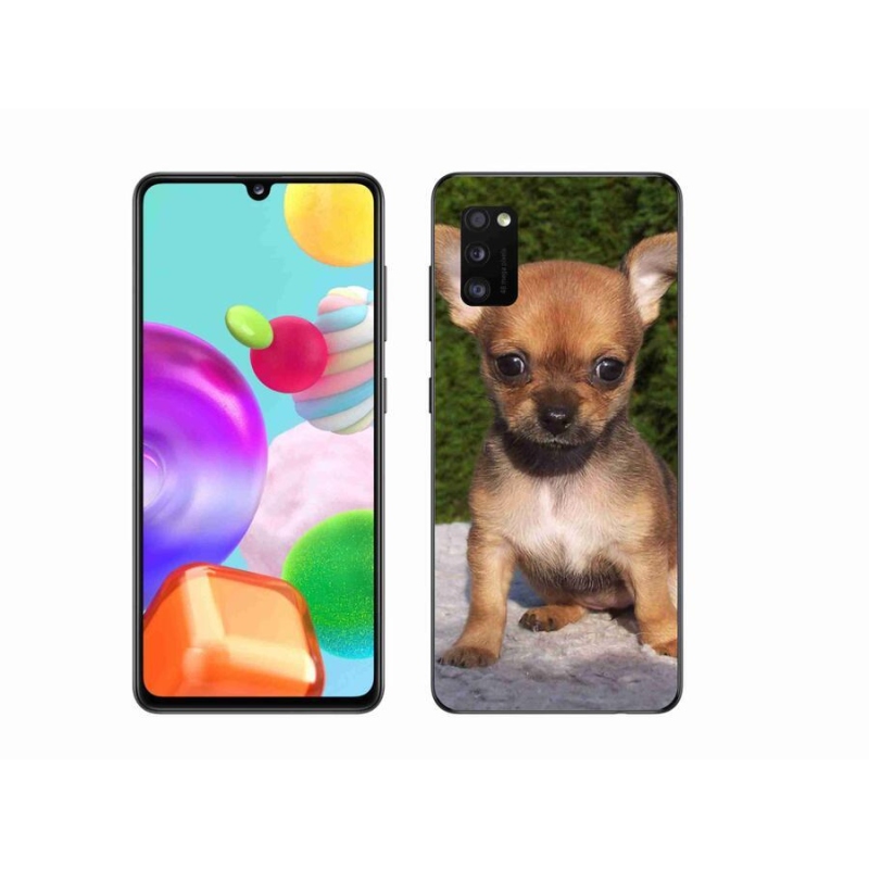Gél tok mmCase mobil Samsung Galaxy A41 - chihuahua 3