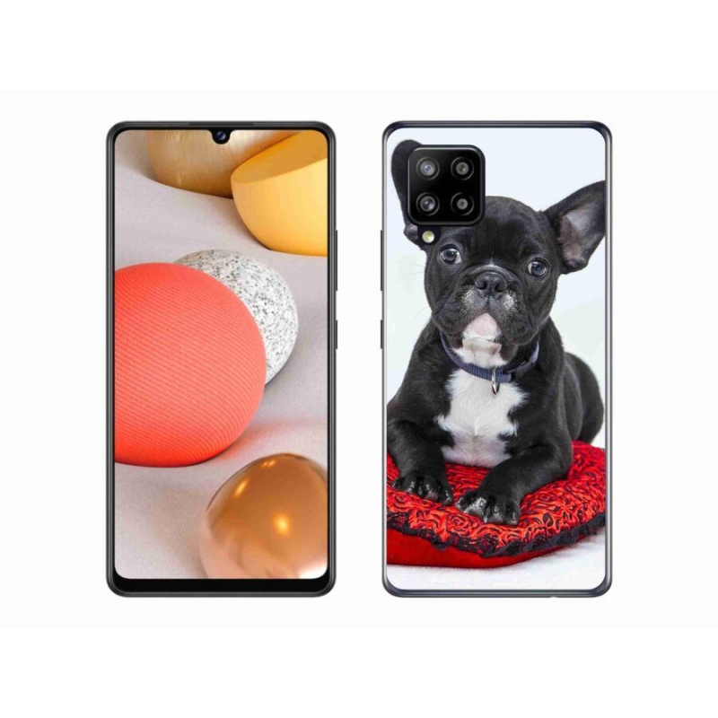 Gél tok mmCase a Samsung Galaxy A42 5G készülékhez - bulldog