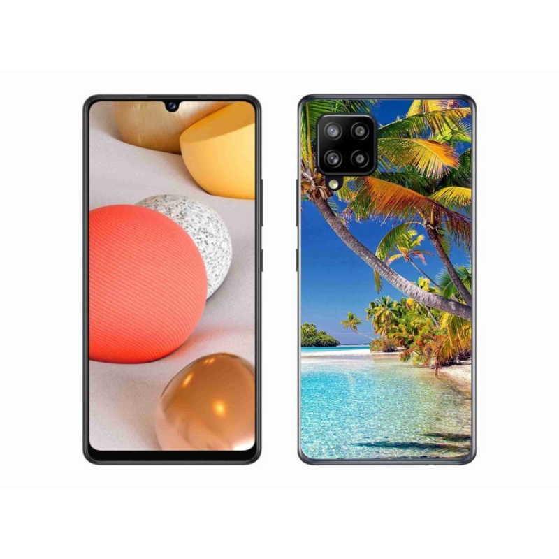 Gél tok mmCase Samsung Galaxy A42 5G - tengerparti zselés tok mmCase Samsung Galaxy A42 5G-hez