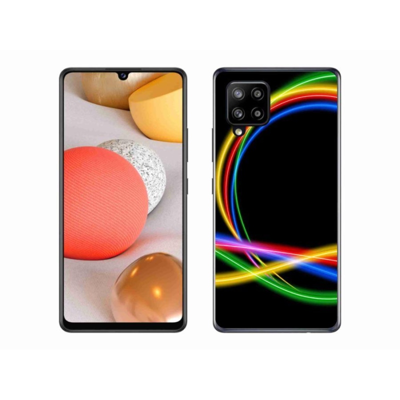 Gél tok mmCase Samsung Galaxy A42 5G - neon körökhöz