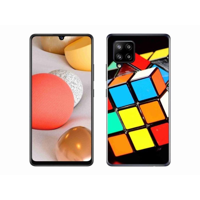 Gél tok mmCase Samsung Galaxy A42 5G - Rubik-kocka Samsung Galaxy A42 5G-hez