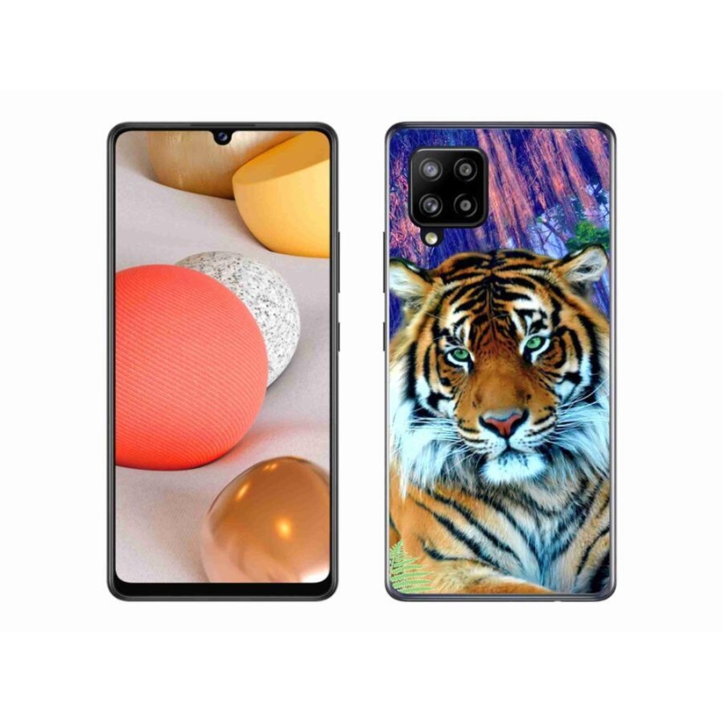 Gél tok mmCase a Samsung Galaxy A42 5G készülékhez - tigris