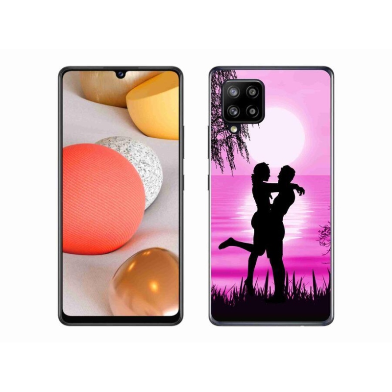 Gél tok mmCase a Samsung Galaxy A42 5G készülékhez - naplemente