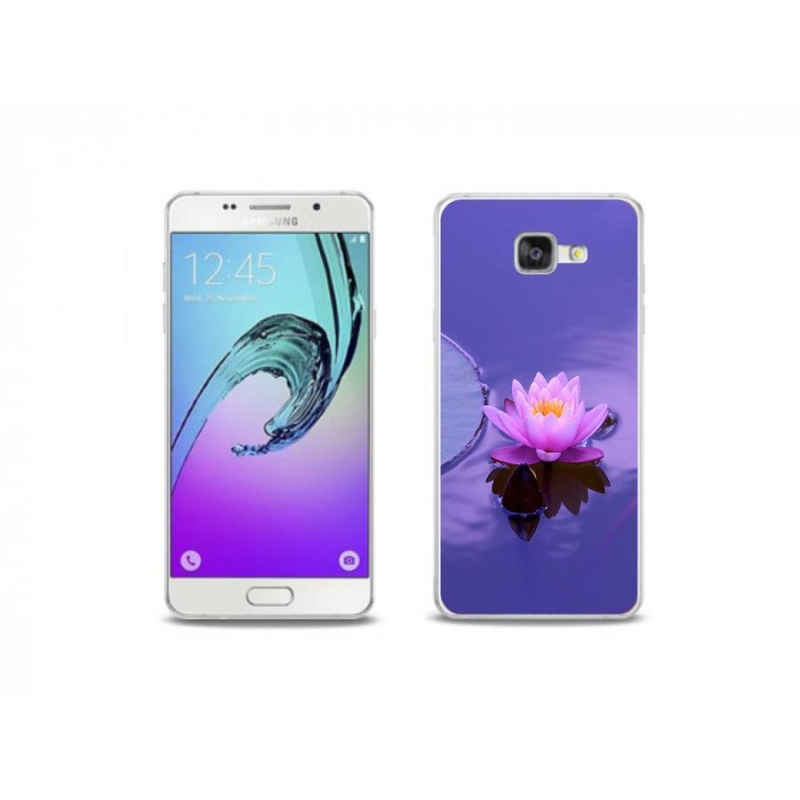 Gél tok mmCase mobiltelefonhoz Samsung Galaxy A5 (2016) - virág a felületen