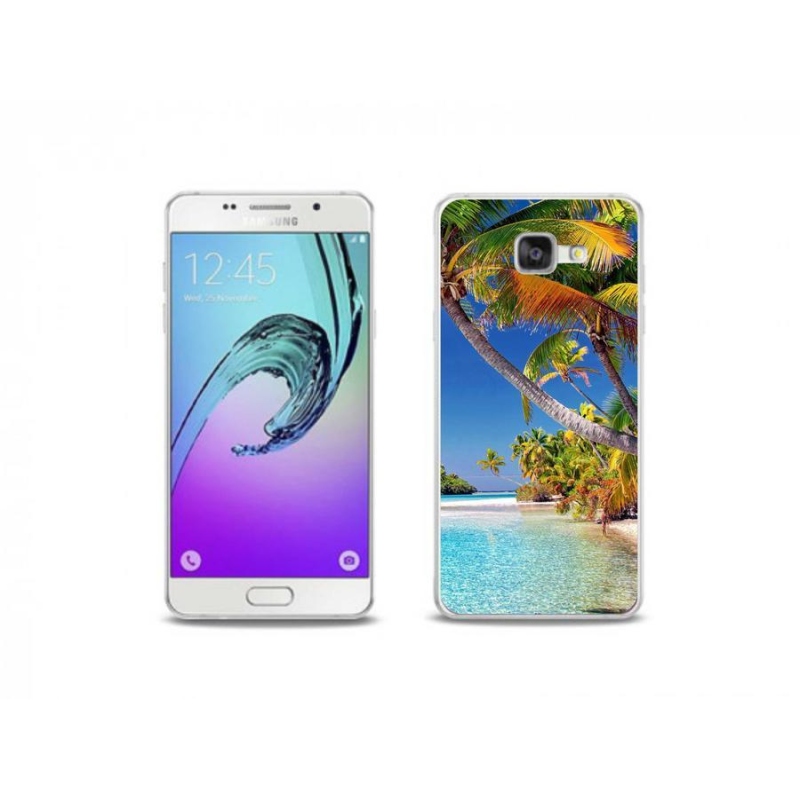 Gél tok mmCase mobiltelefonhoz Samsung Galaxy A5 (2016) - tengerparti strand
