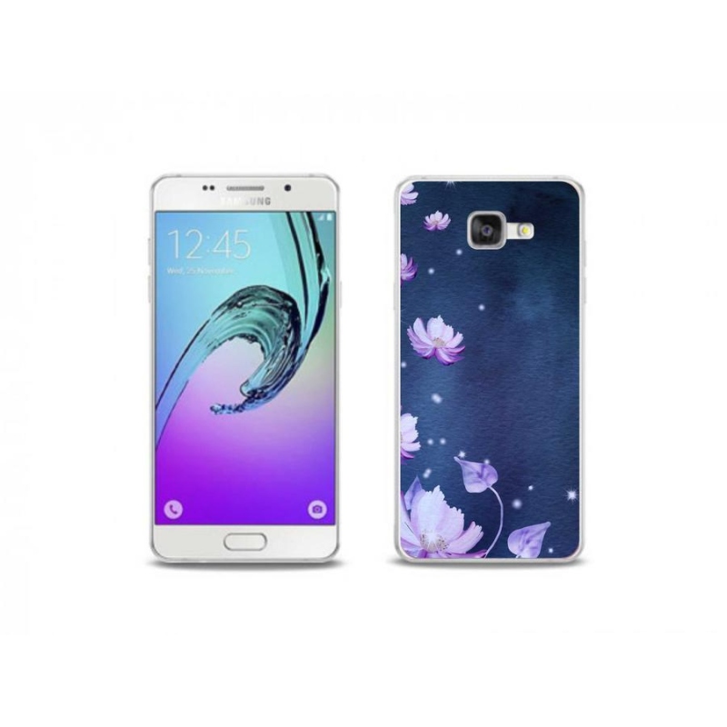 Gél tok mmCase mobiltelefonhoz Samsung Galaxy A5 (2016) - hulló virágok