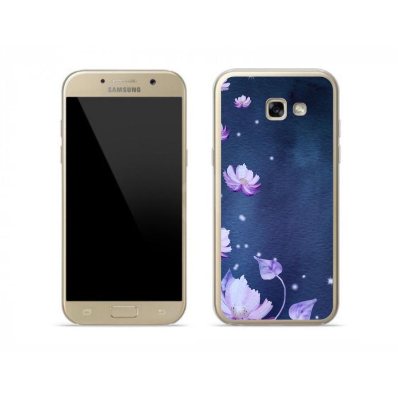 Gél tok mmCase mobiltelefonhoz Samsung Galaxy A5 (2017) - hulló virágok