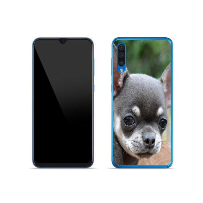 Gél tok mmCase mobiltelefonhoz Samsung Galaxy A50 - chihuahua